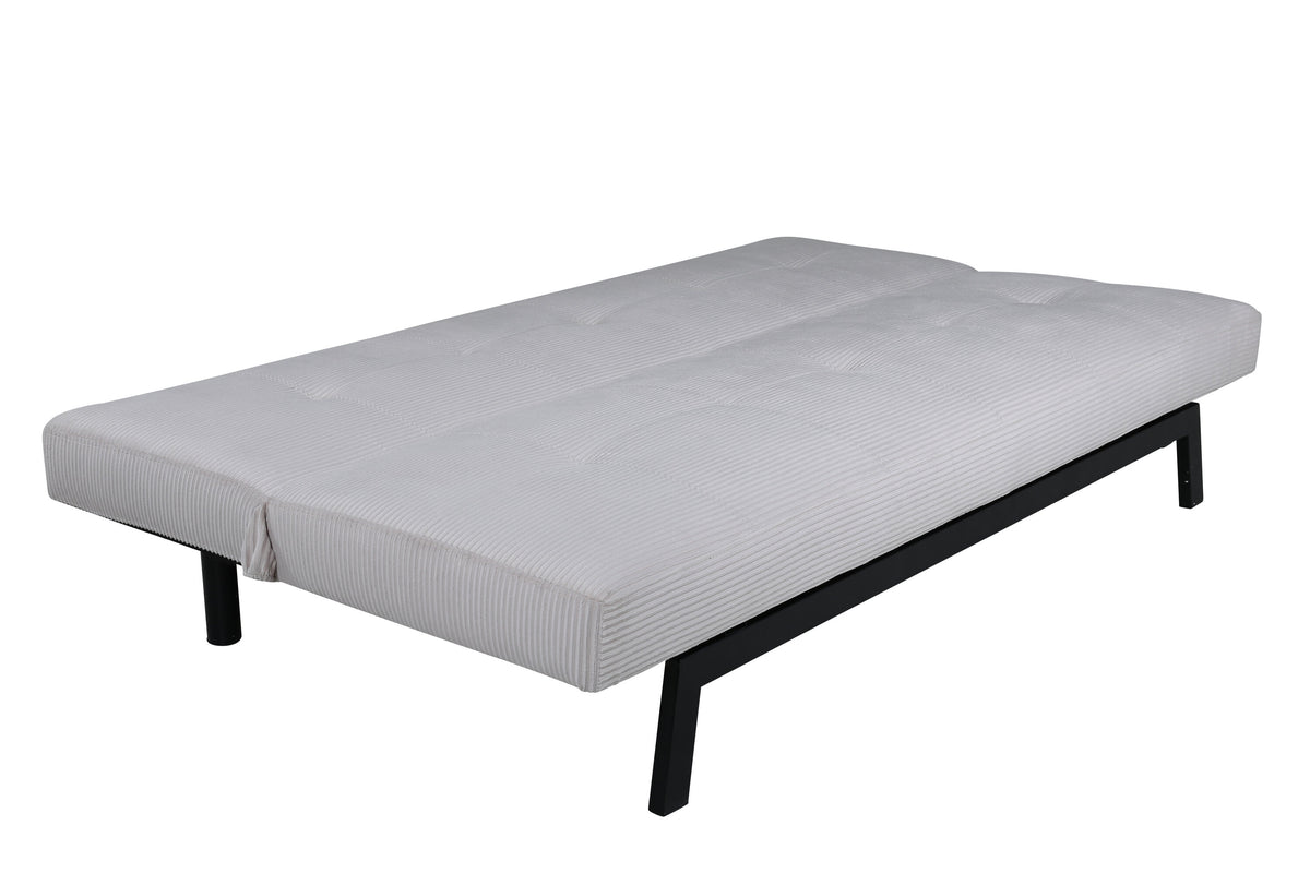 Bodil bäddsoffa svart och beige manchester