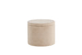 Dunken sittpuff beige teddy