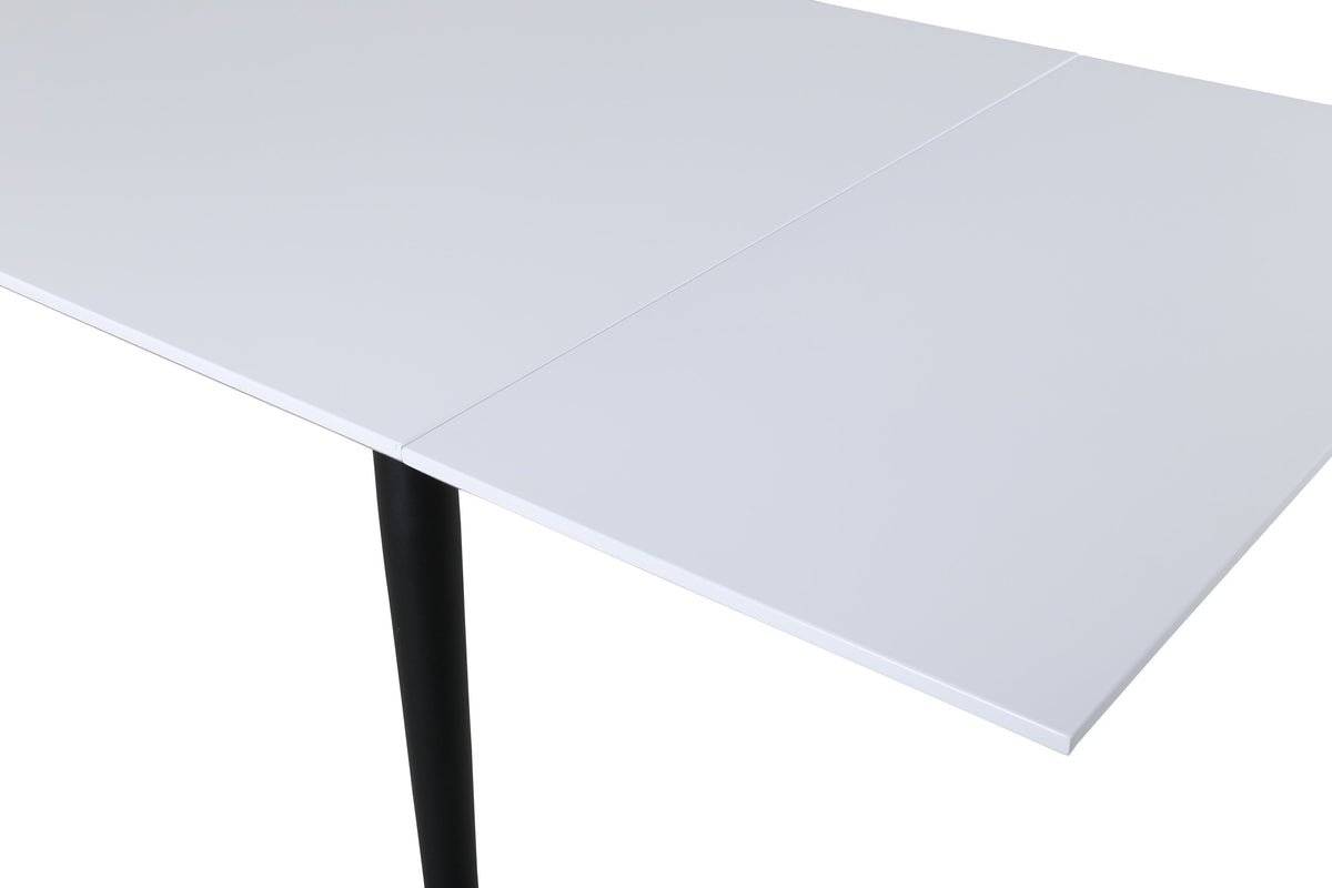Jimmy matbord 195x76 cm svart och vitt högtryckslaminat