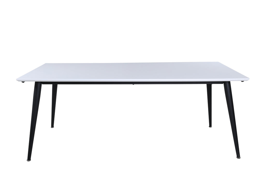 Jimmy matbord 195x76 cm svart och vitt högtryckslaminat