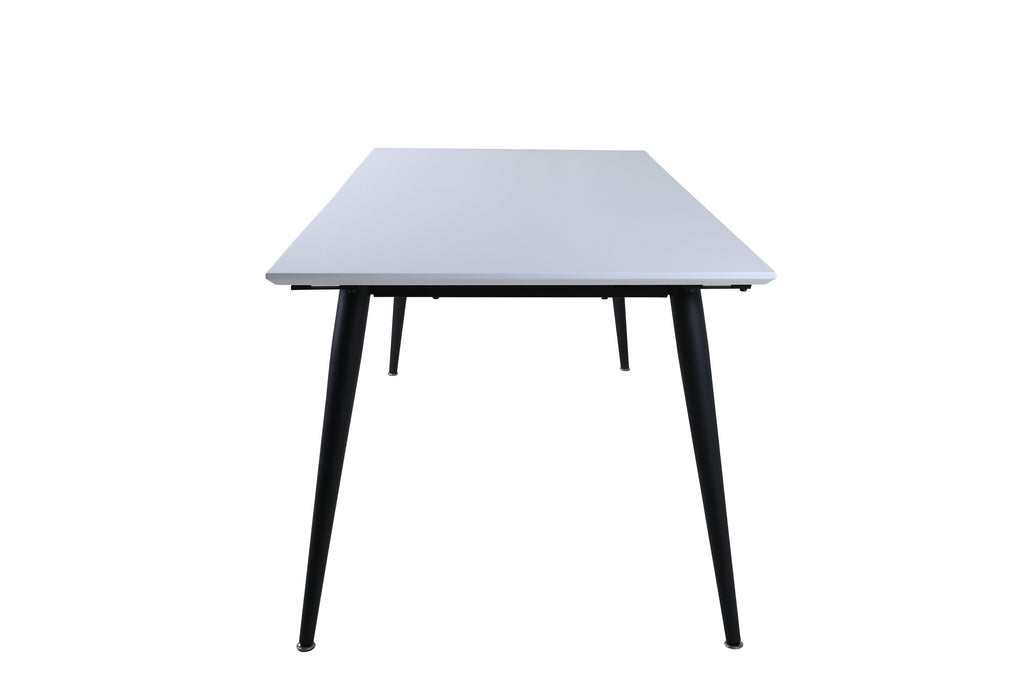 Jimmy matbord 195x76 cm svart och vitt högtryckslaminat