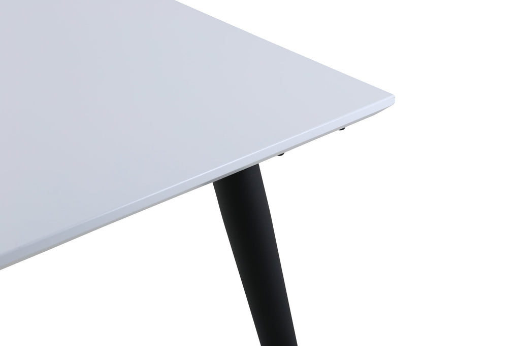 Jimmy matbord 195x76 cm svart och vitt högtryckslaminat