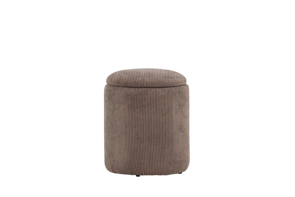 Limpen sittpuff brun manchester