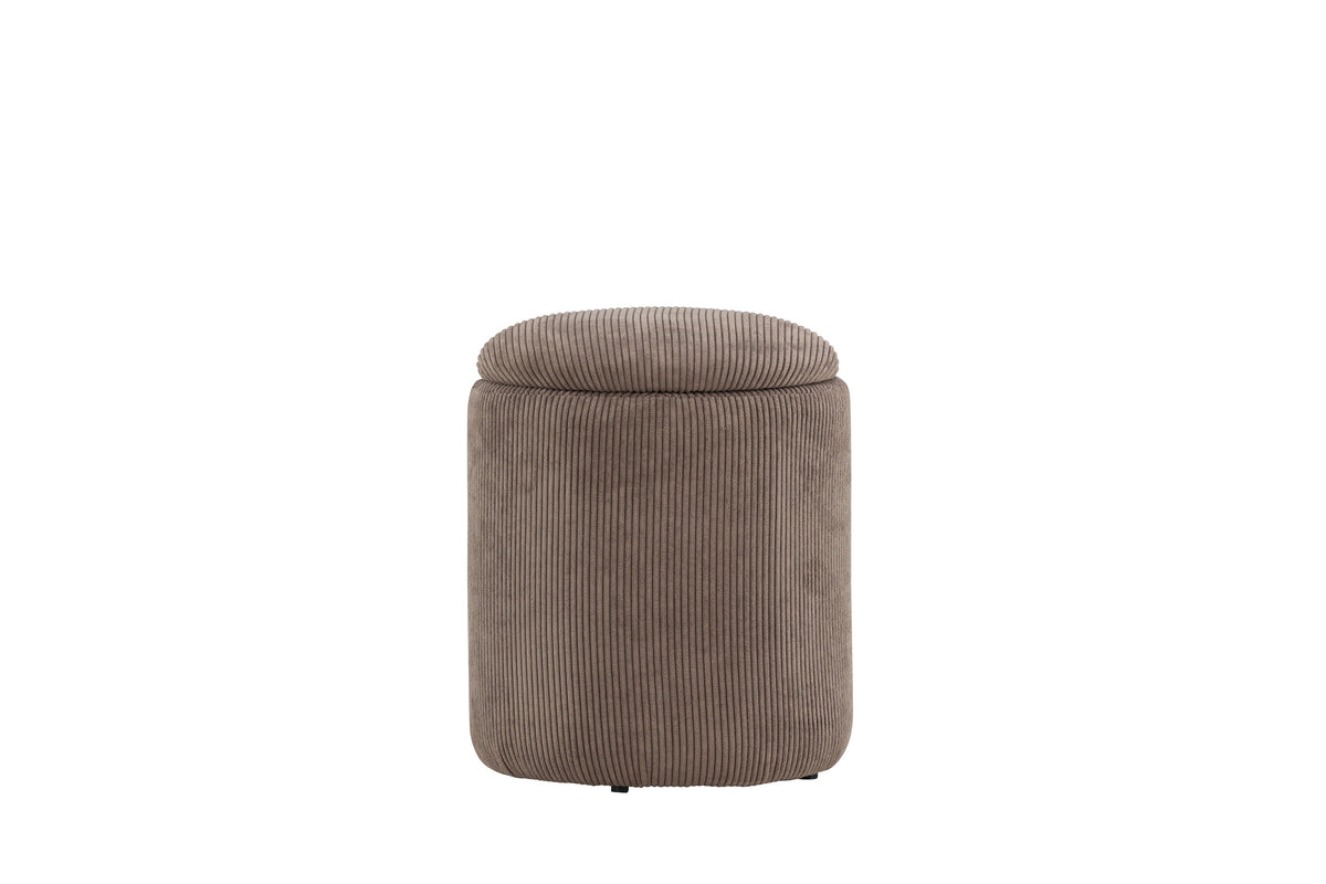 Limpen sittpuff brun manchester