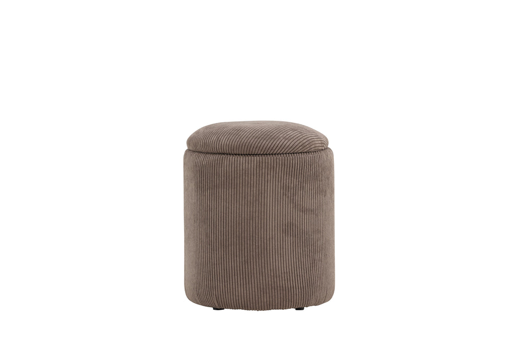 Limpen sittpuff brun manchester