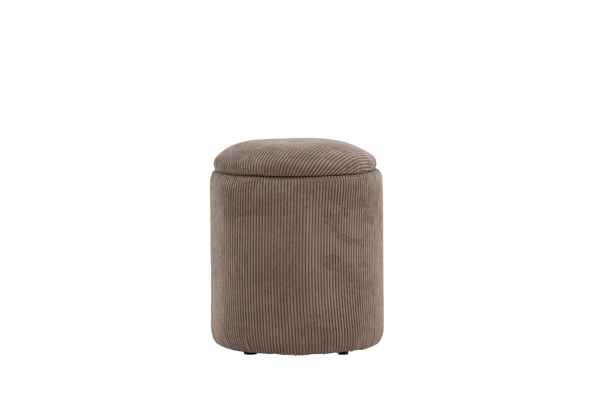 Limpen sittpuff brun manchester
