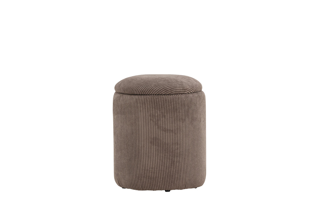 Limpen sittpuff brun manchester