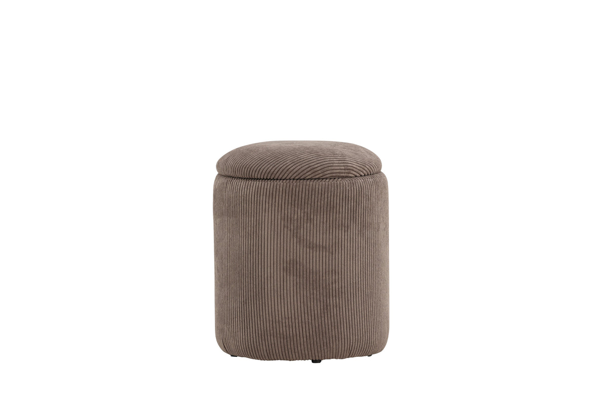 Limpen sittpuff brun manchester