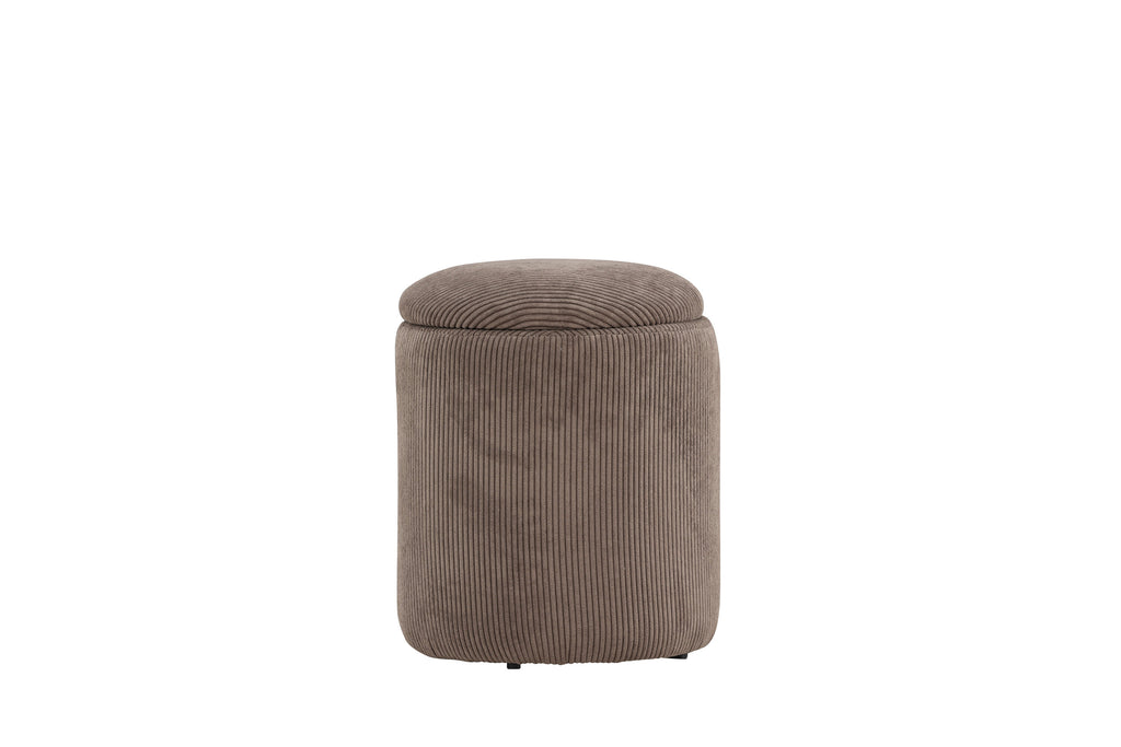 Limpen sittpuff brun manchester