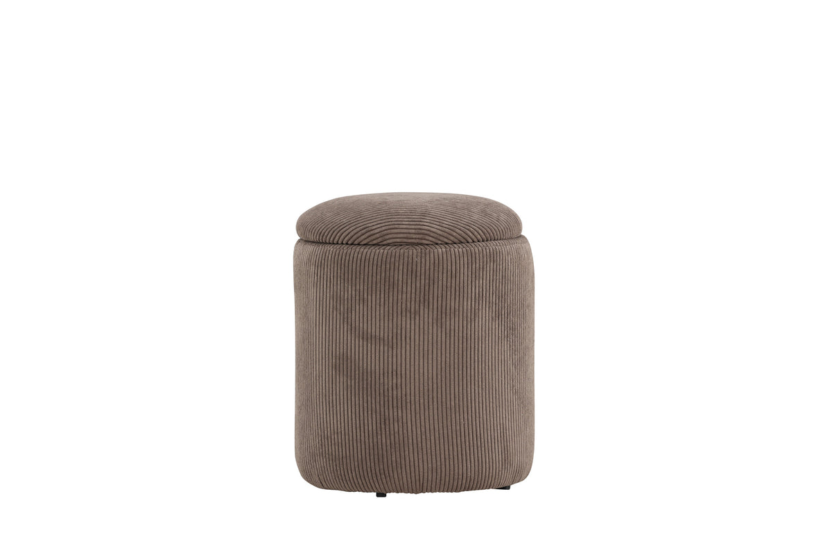 Limpen sittpuff brun manchester