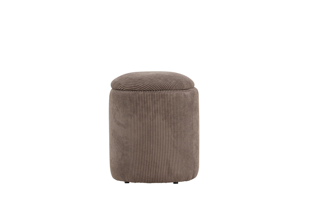 Limpen sittpuff brun manchester