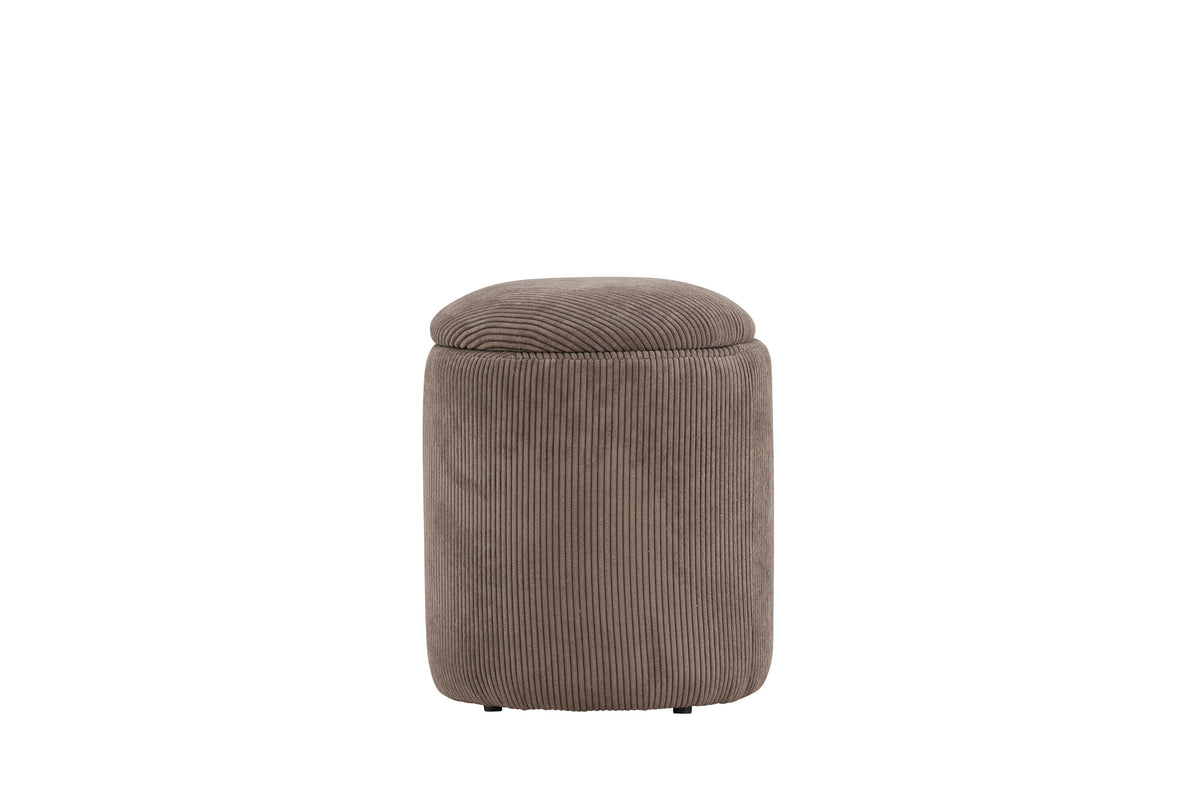 Limpen sittpuff brun manchester