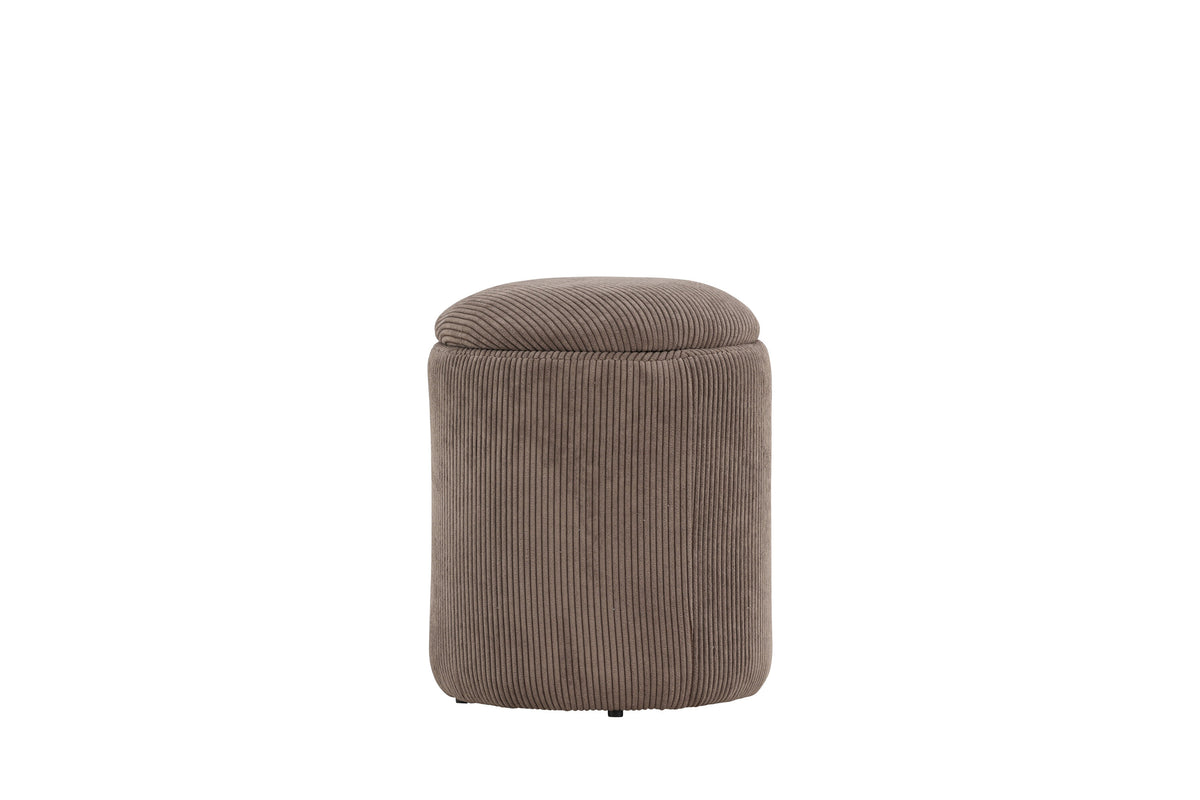 Limpen sittpuff brun manchester