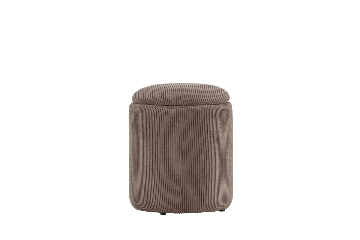 Limpen sittpuff brun manchester