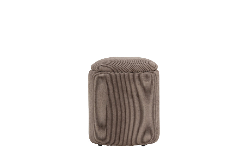 Limpen sittpuff brun manchester