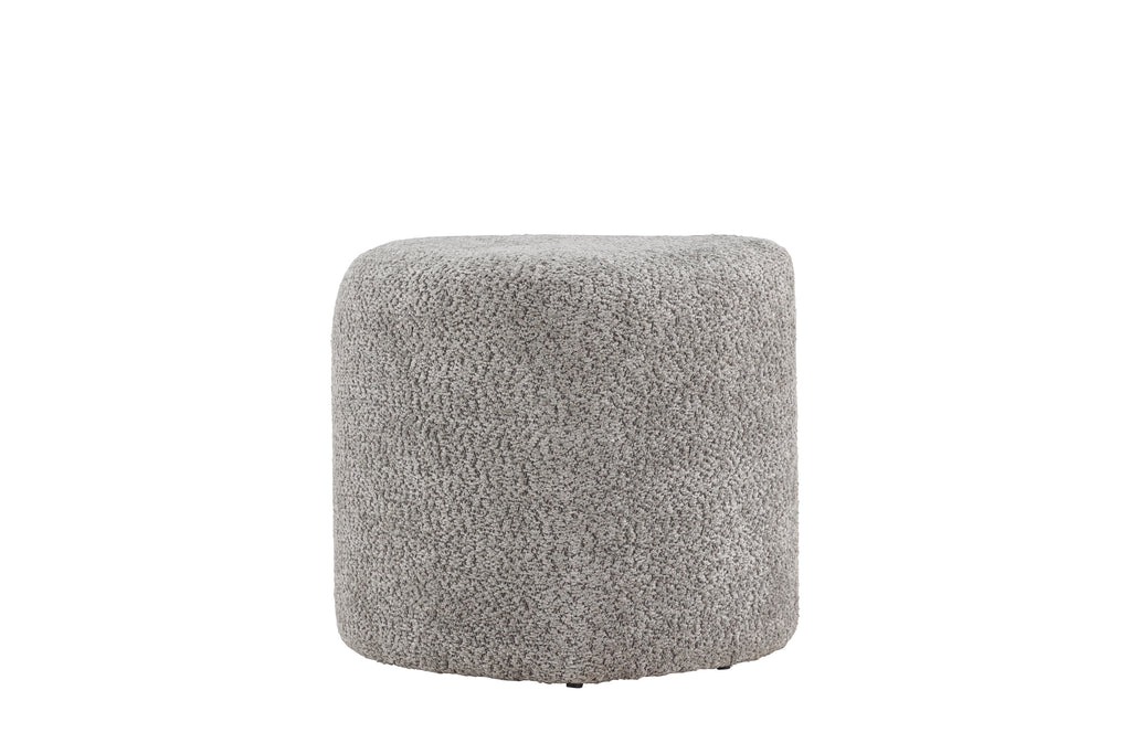 Peg sittpuff grå bouclé