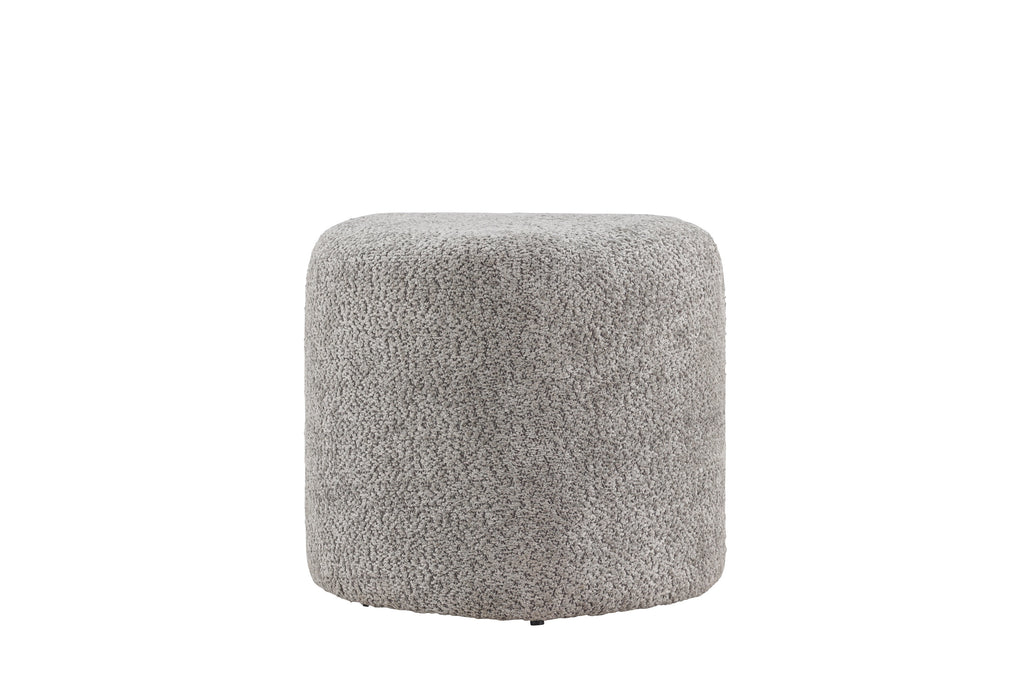 Peg sittpuff grå bouclé