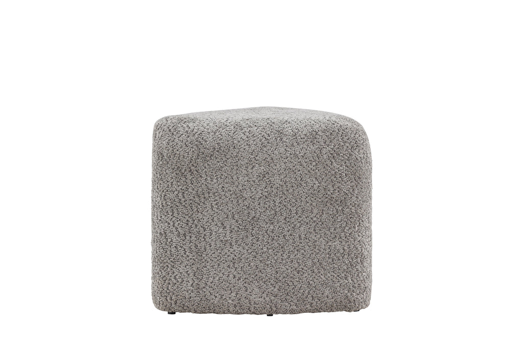 Peg sittpuff grå bouclé