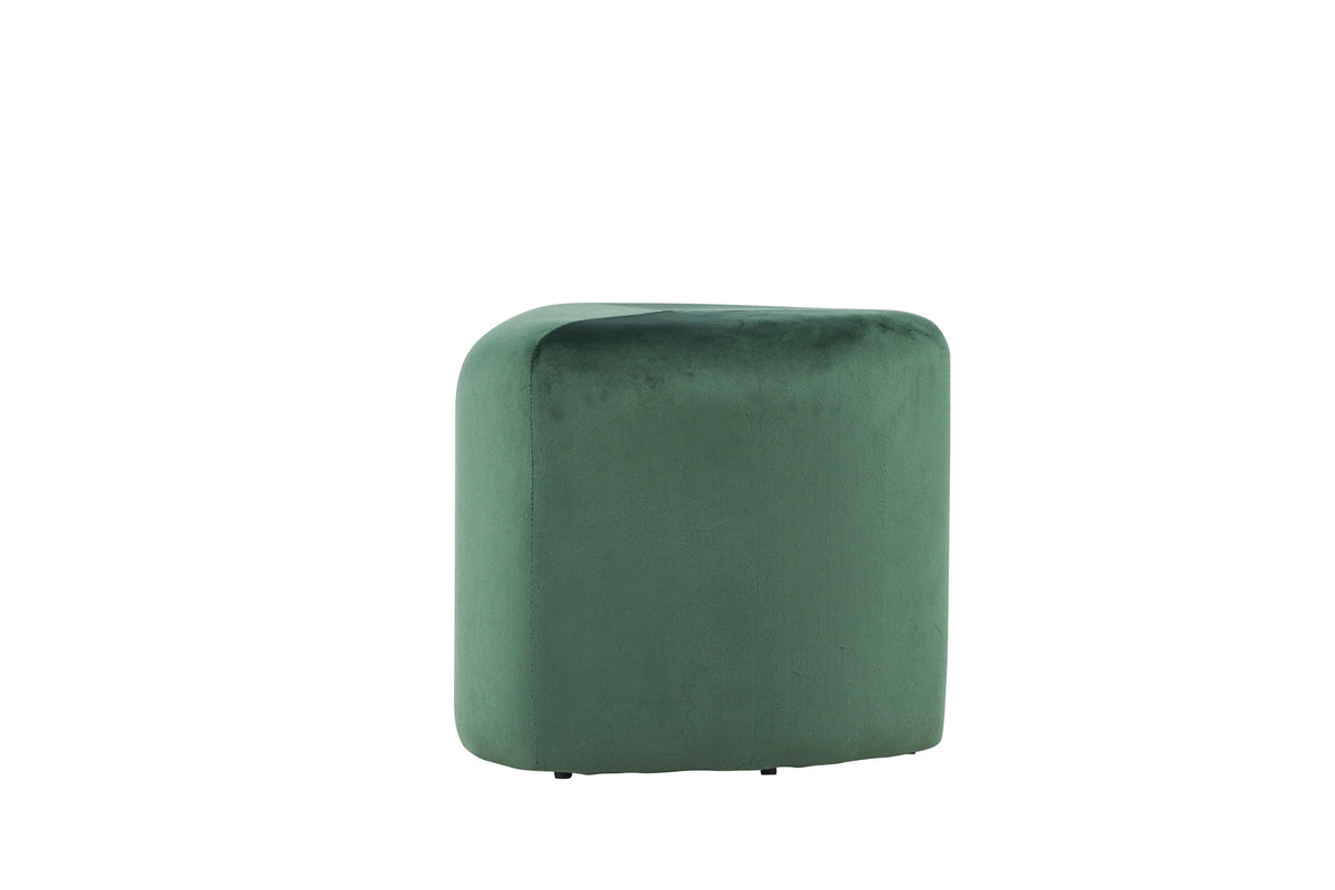 Peg sittpuff grön sammet