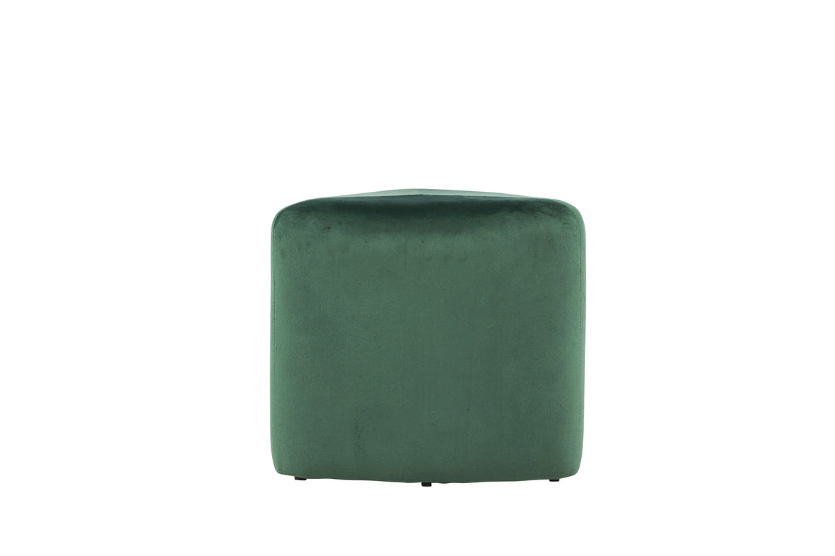 Peg sittpuff grön sammet