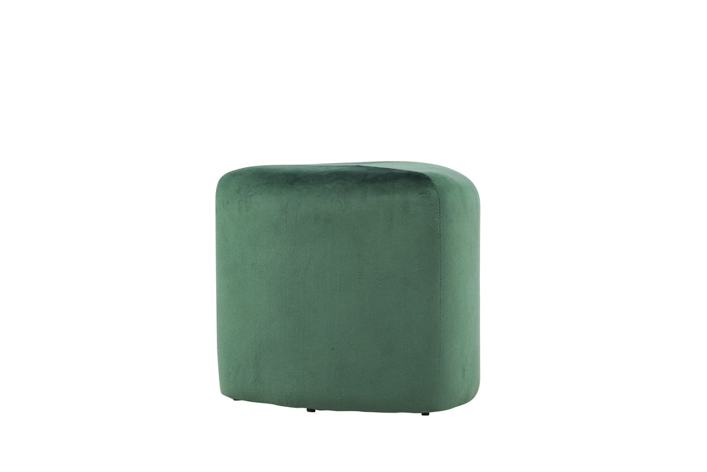 Peg sittpuff grön sammet