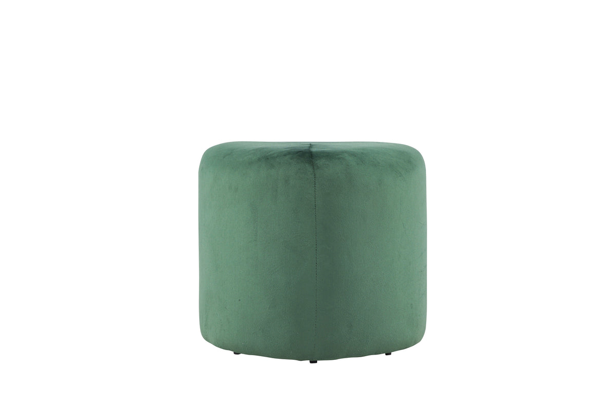 Peg sittpuff grön sammet