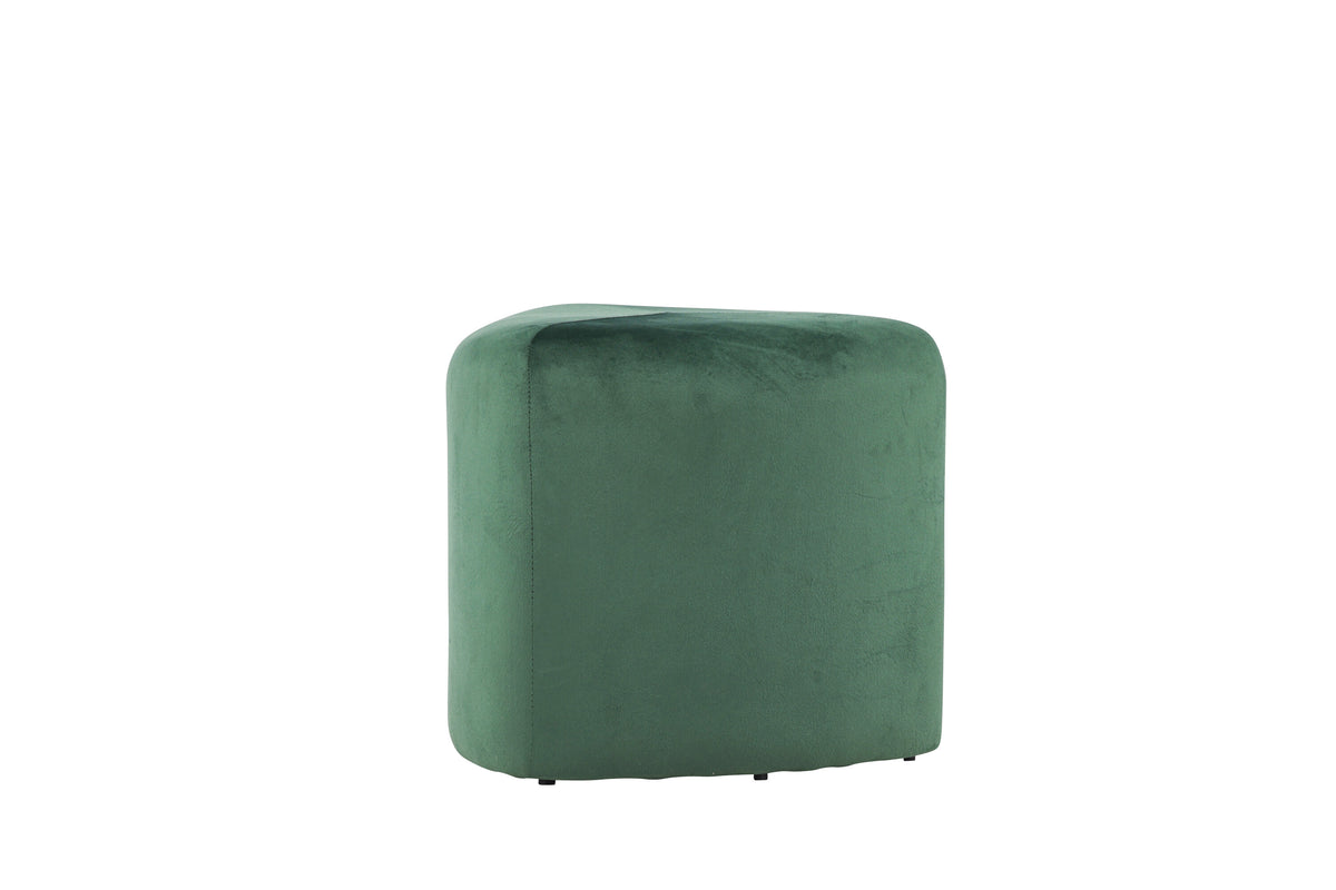 Peg sittpuff grön sammet