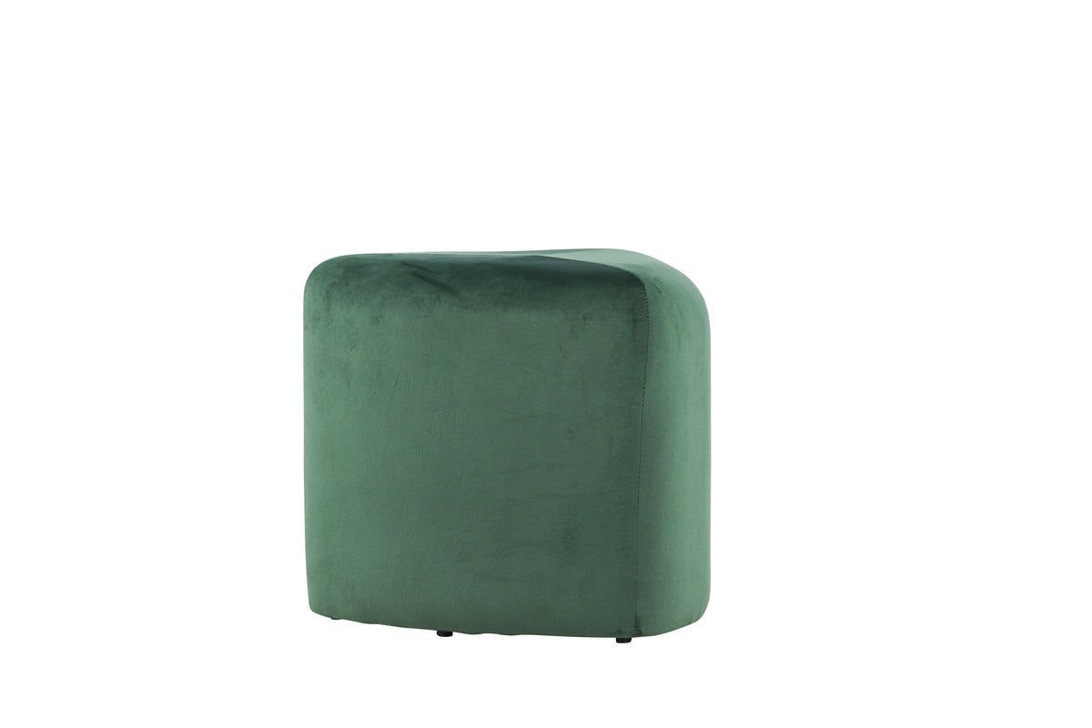 Peg sittpuff grön sammet