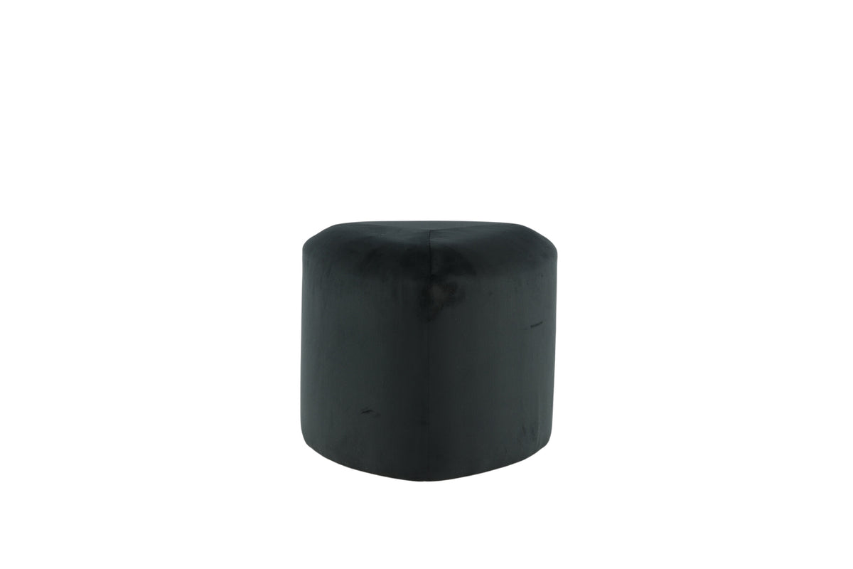 Peg sittpuff svart sammet