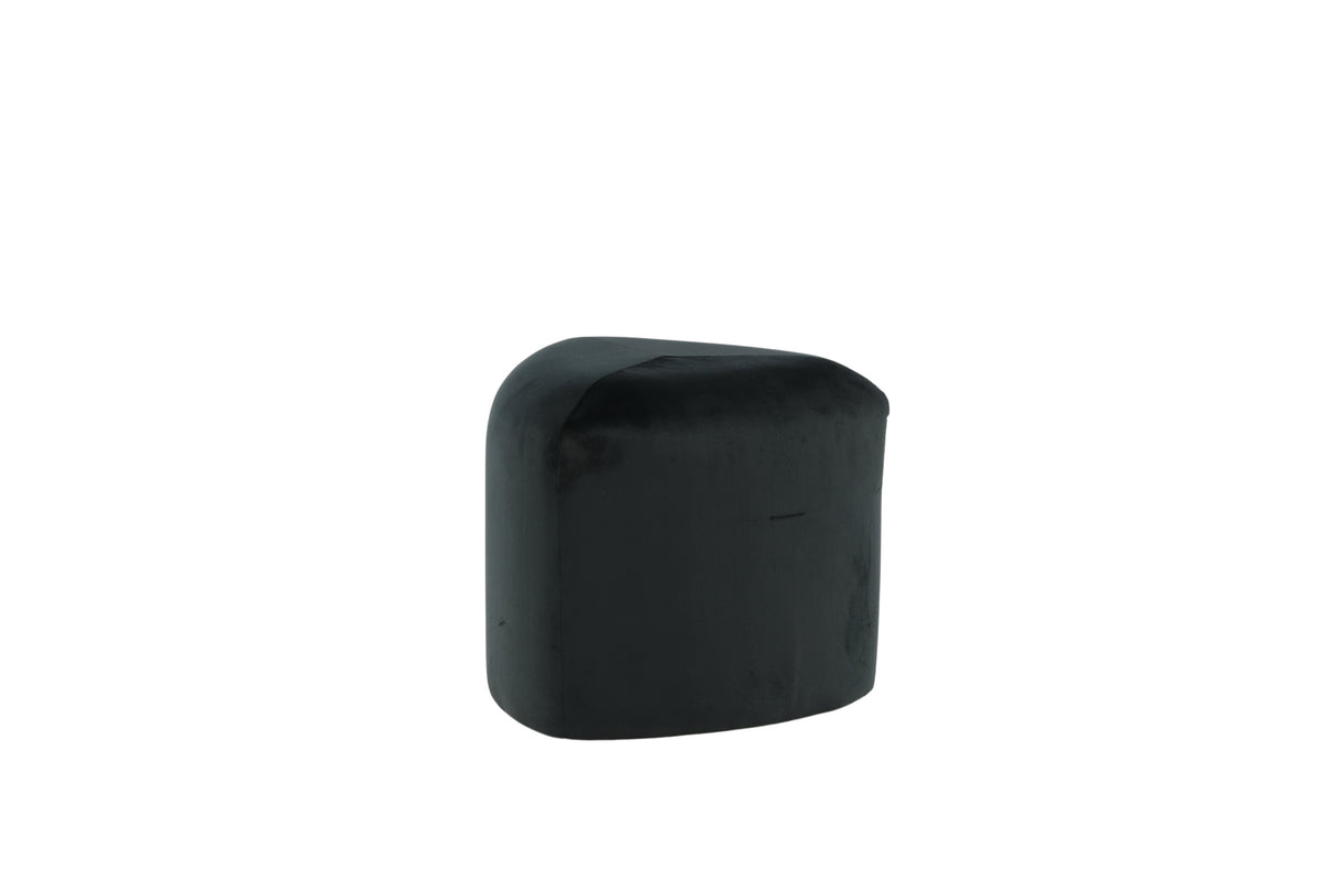 Peg sittpuff svart sammet