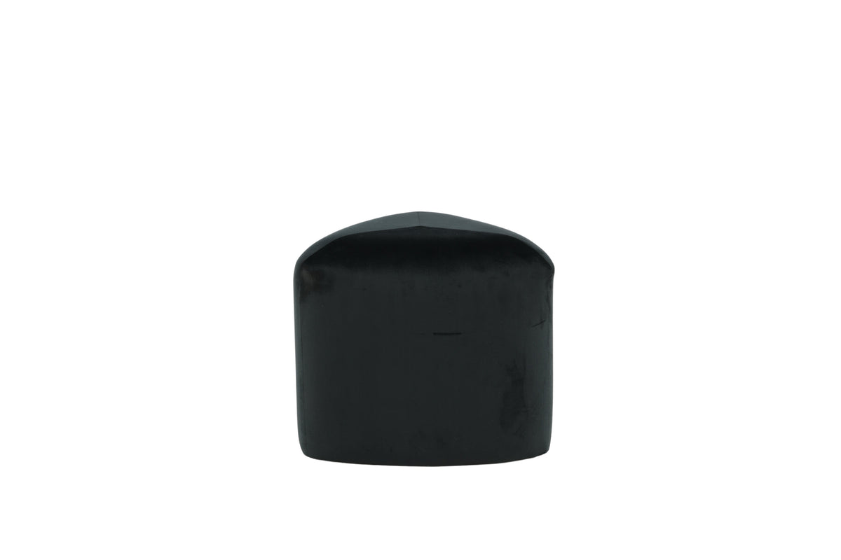 Peg sittpuff svart sammet