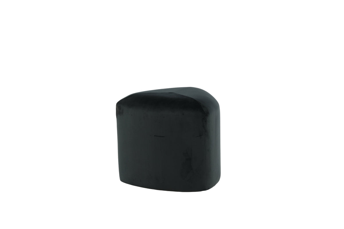Peg sittpuff svart sammet