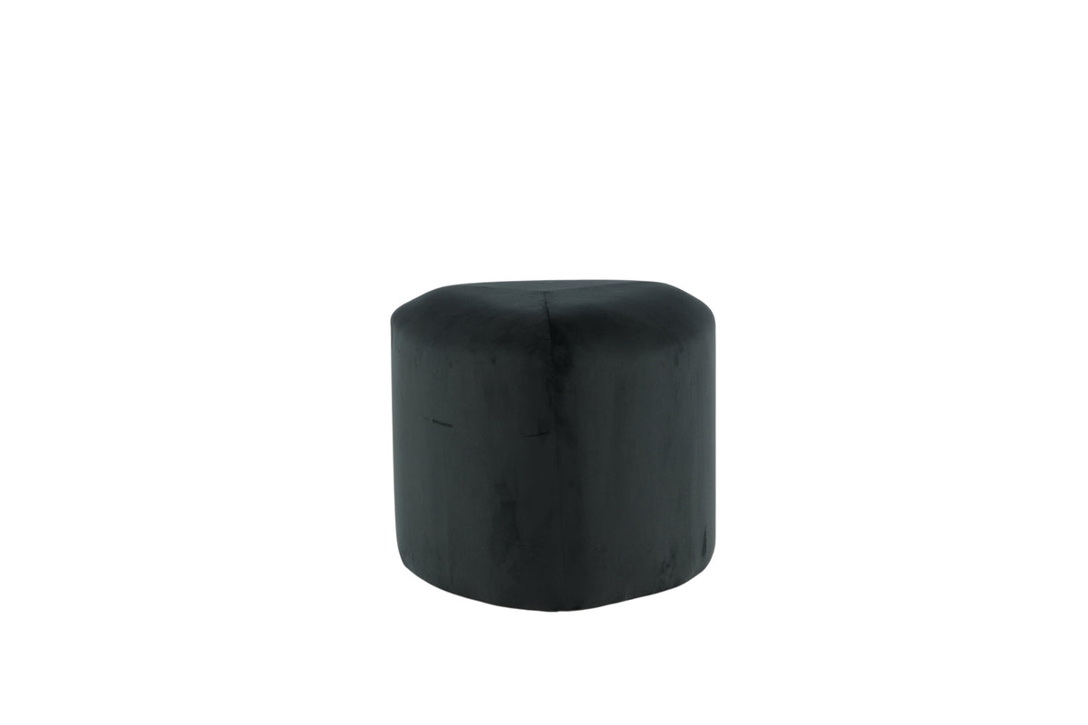 Peg sittpuff svart sammet