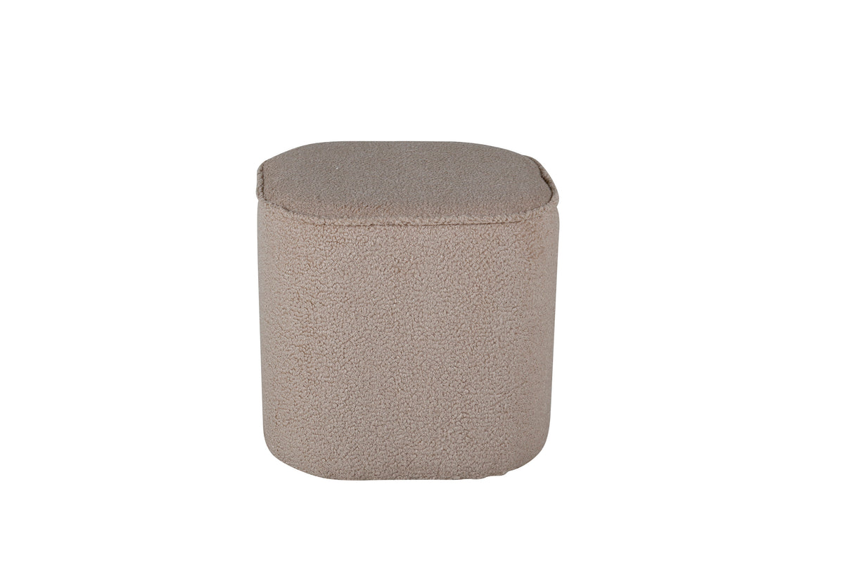 Piff sittpuff beige teddy