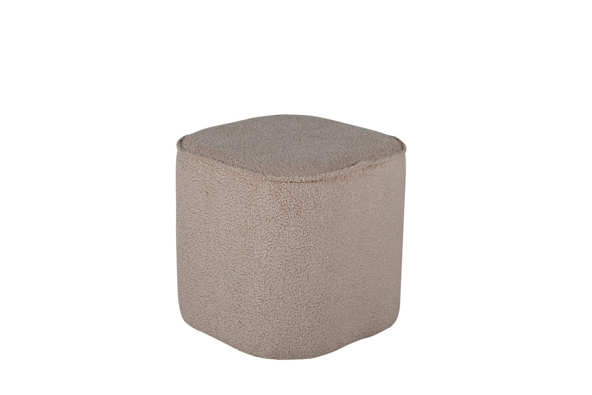 Piff sittpuff beige teddy