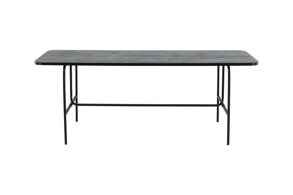 Uno matbord svart med svart faner