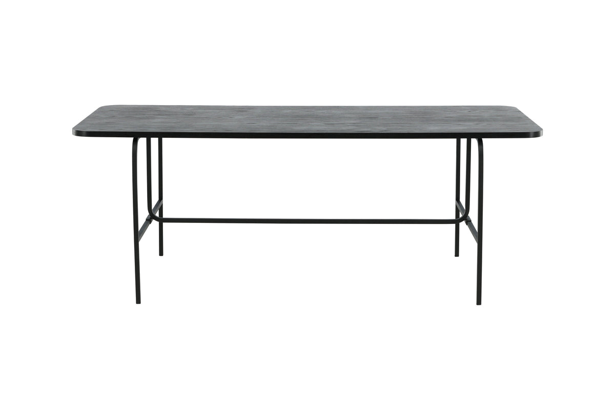 Uno matbord svart med svart faner