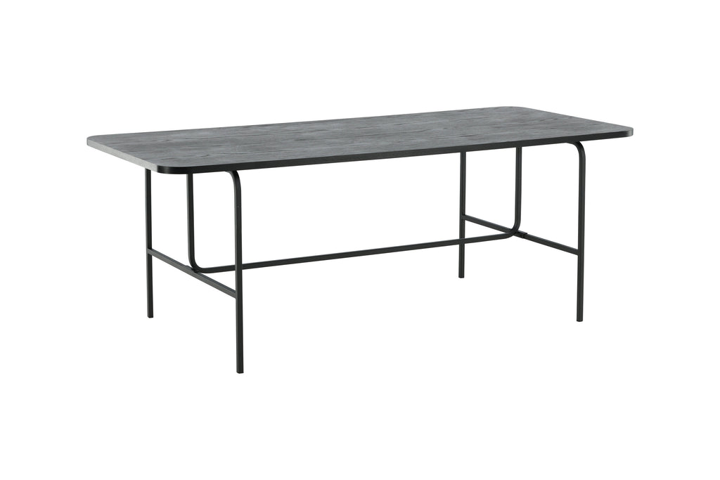 Uno matbord svart med svart faner