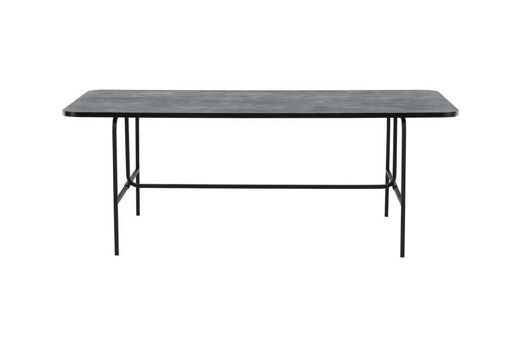 Uno matbord svart med svart faner