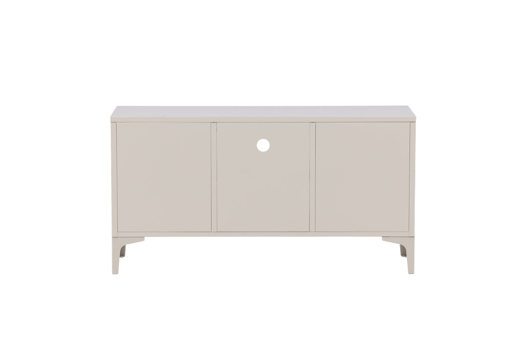 Piring tv-bänk i beige stål