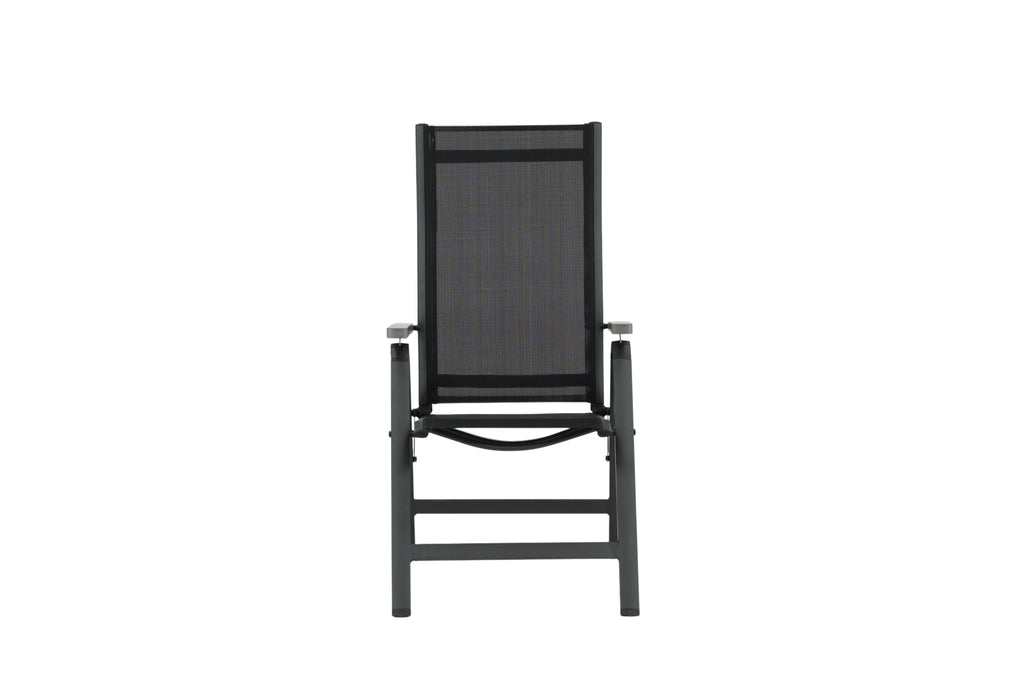 Albany Light positionsstol med 5 lägen 2-pack svart textilene