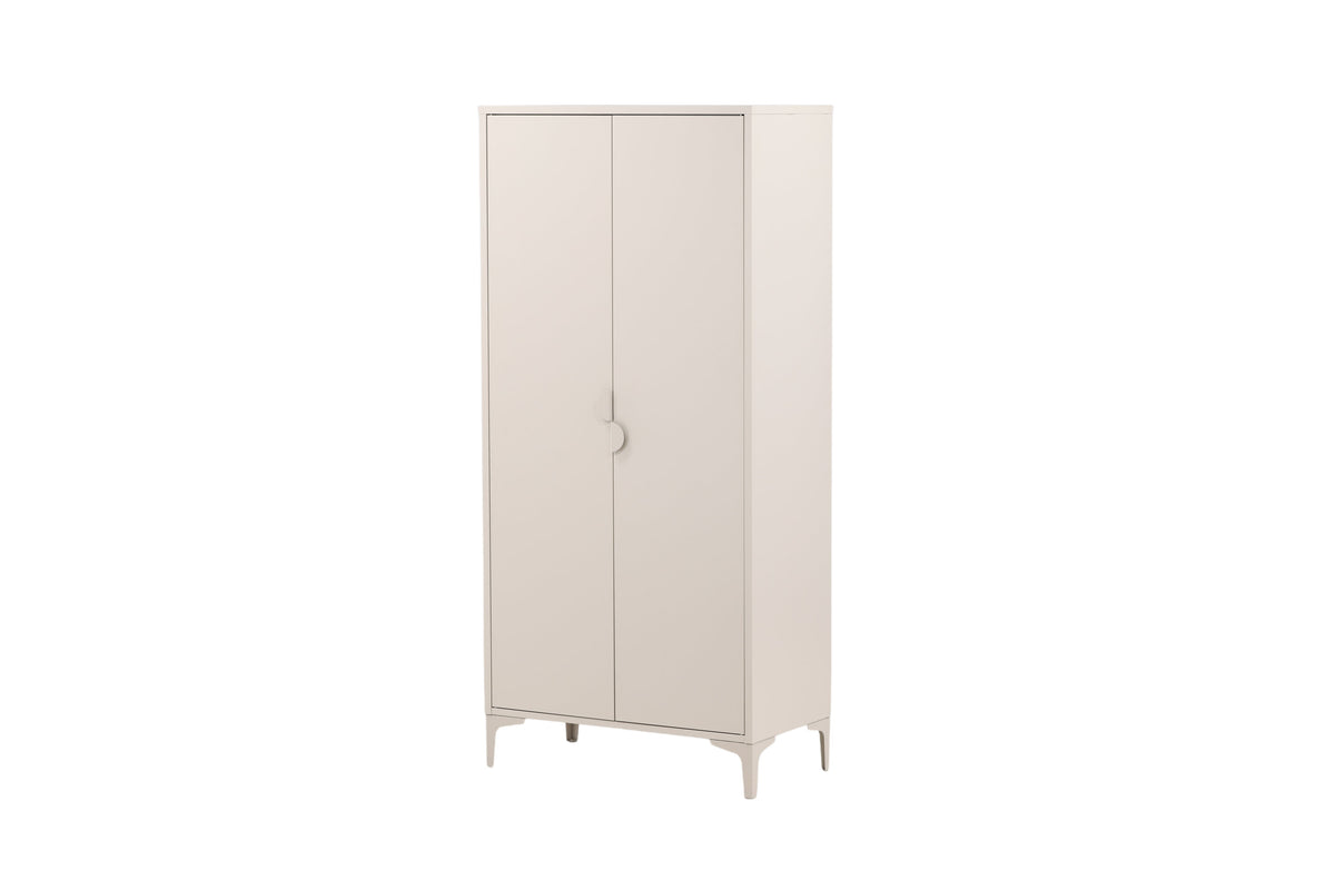 Piring garderob i beige stål