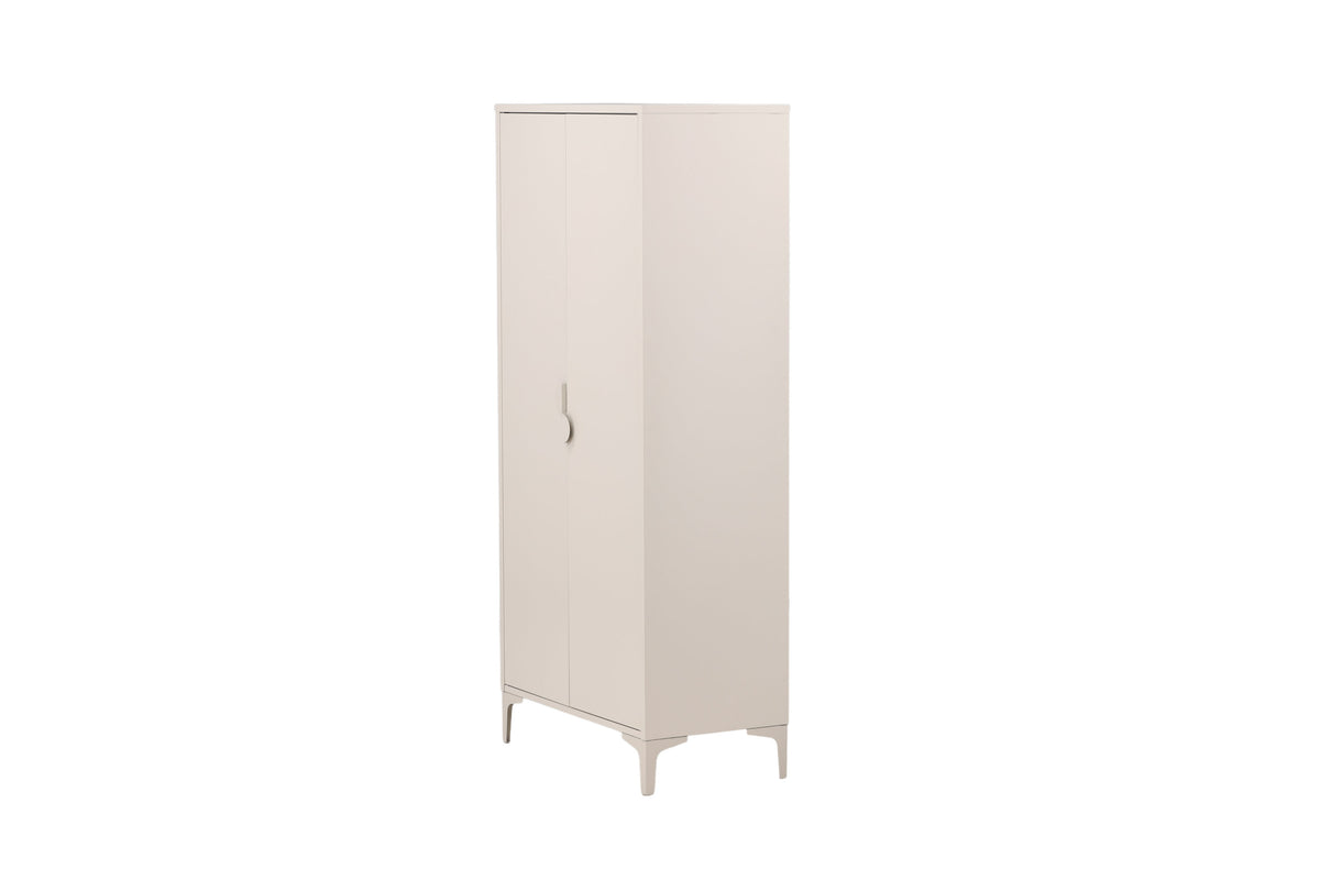 Piring garderob i beige stål