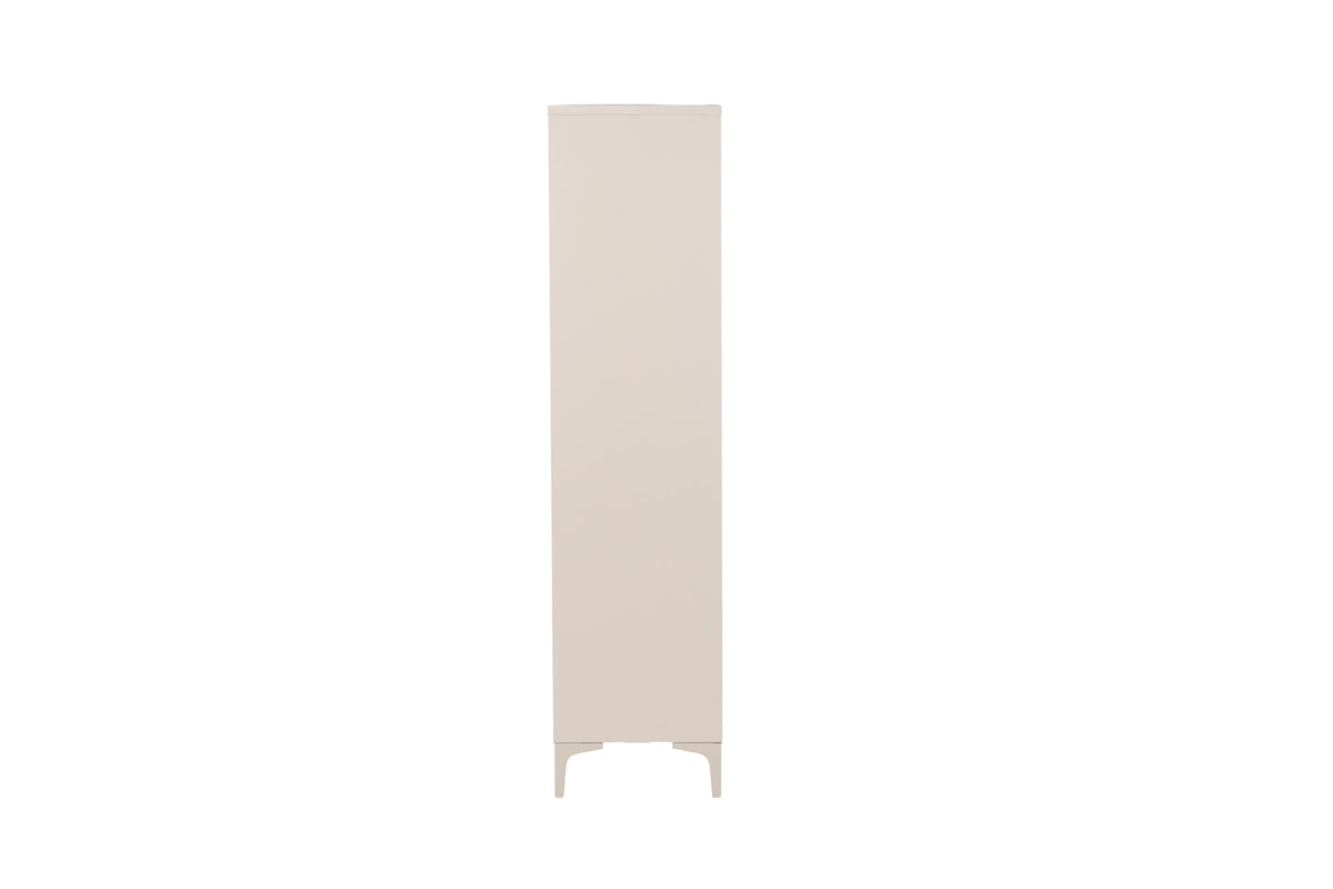 Piring garderob i beige stål