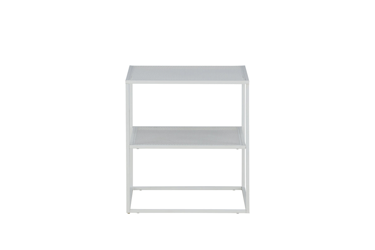 Netz sidobord vitt stål