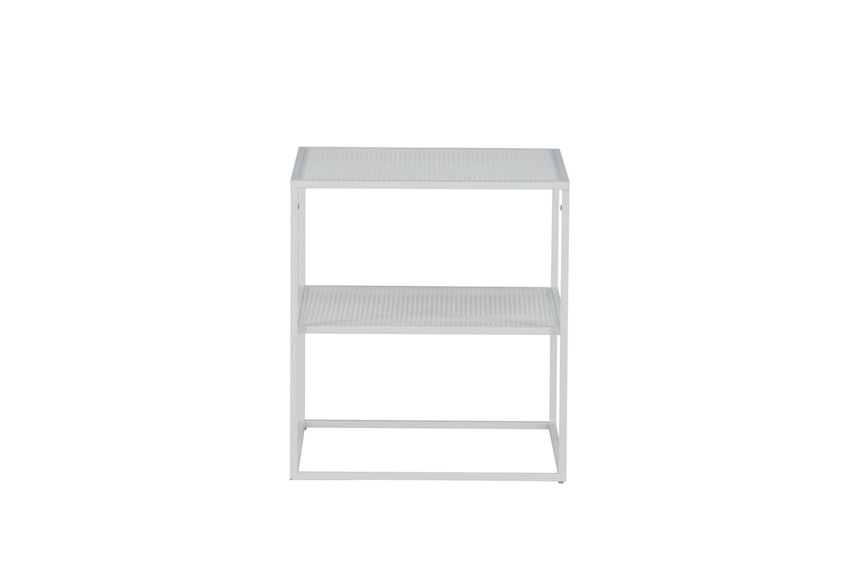 Netz sidobord vitt stål