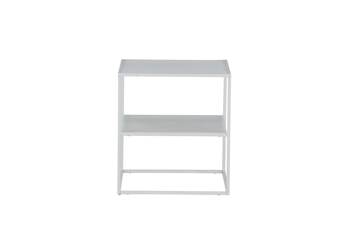 Netz sidobord vitt stål