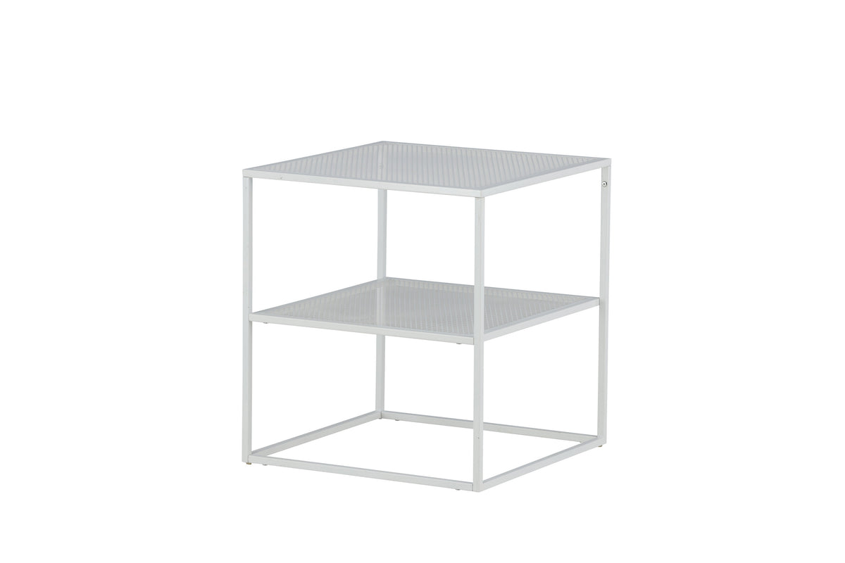 Netz sidobord vitt stål