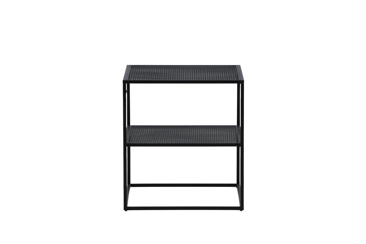 Netz sidobord svart stål