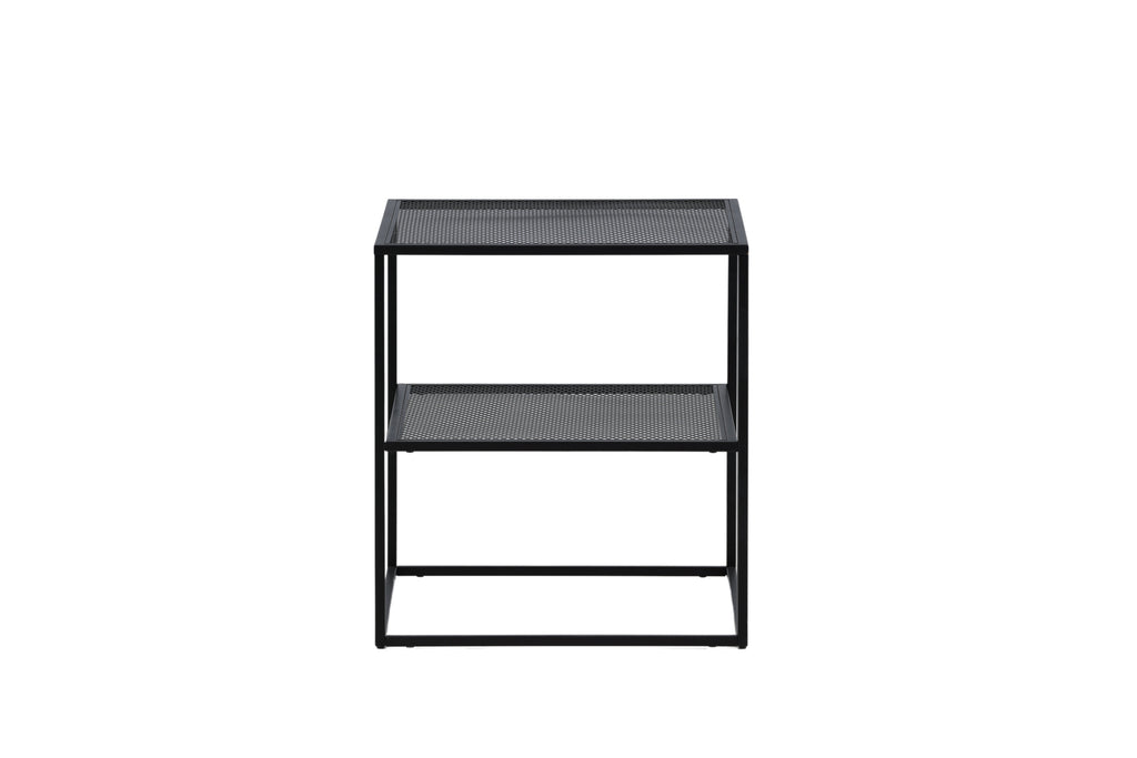 Netz sidobord svart stål